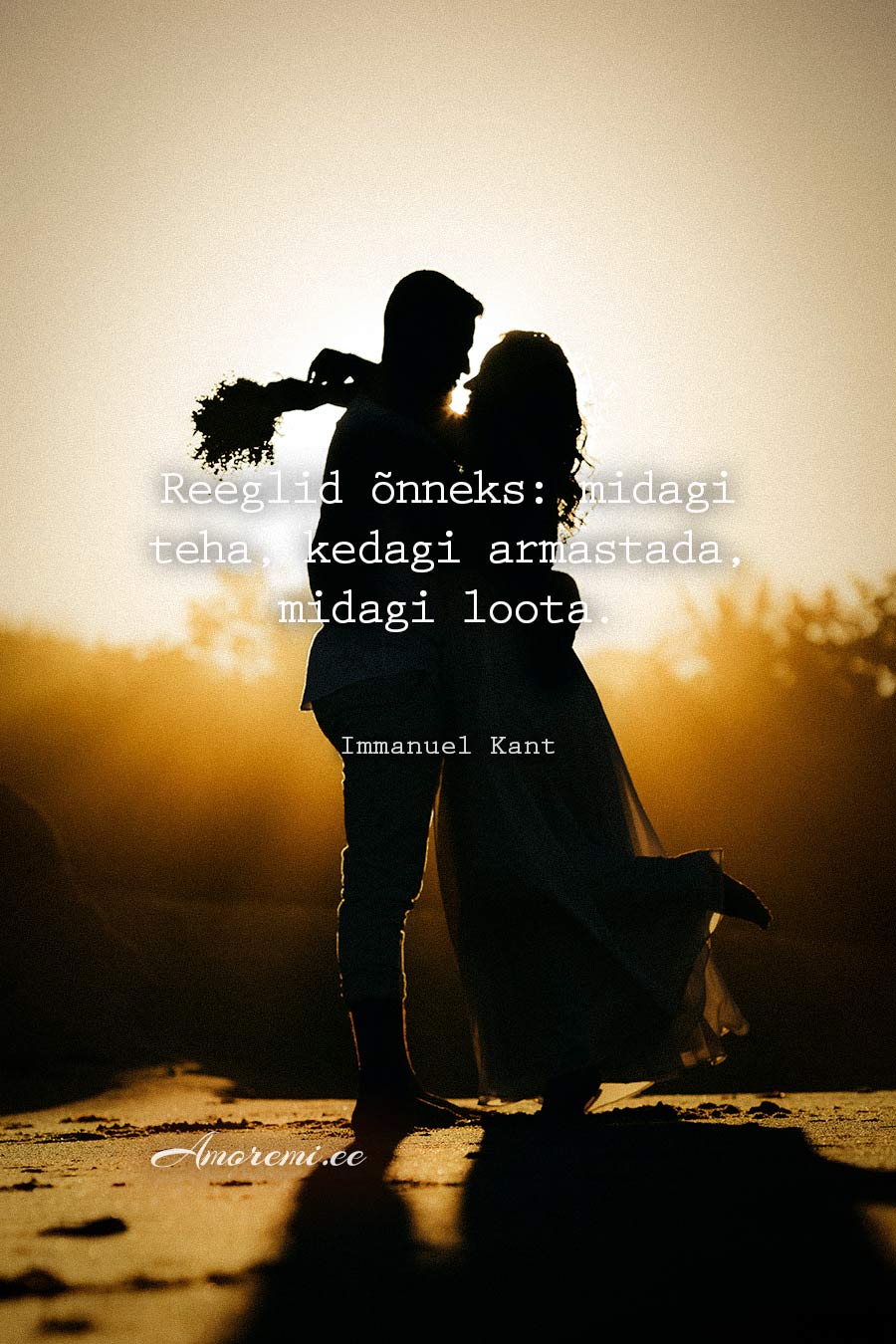 Amoremi tsitaadid: Reeglid õnneks